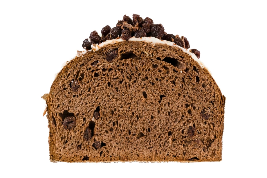 Panettone al cacao e Lamponi